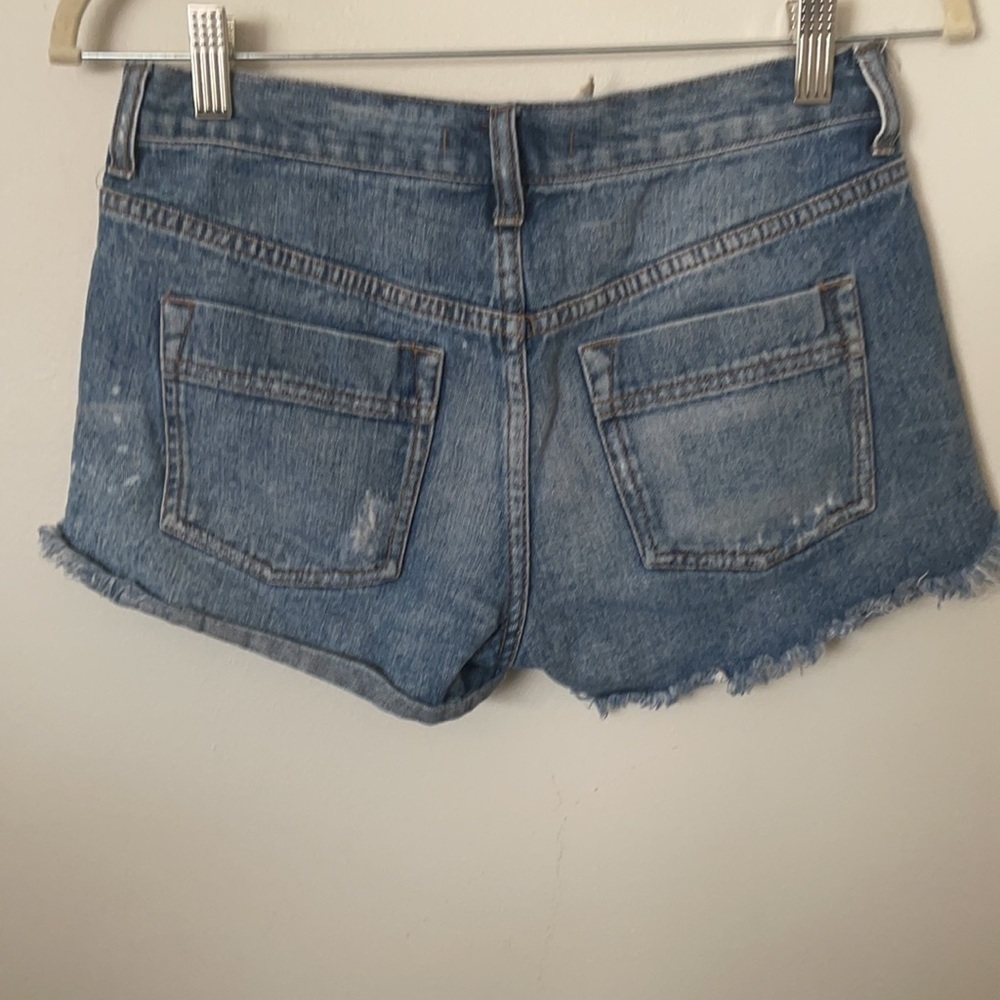 FREE People Tulum' Vintage Denim Cutoff Shorts - Picture 4 of 6